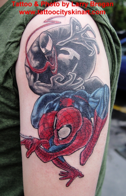 Larry Brogan - Spiderman is gonna get some luvin from Venom